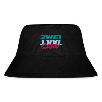 Zweitakt Crew Logo Dark - Stanley/Stella recycelter Bucket Hat - Schwarz - Vorne