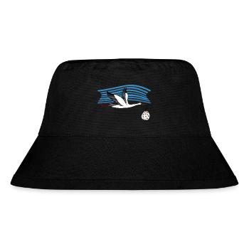 Storch - Stanley/Stella recycelter Bucket Hat - Schwarz - Vorne