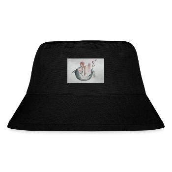 miethaie - Stanley/Stella recycelter Bucket Hat - Schwarz - Vorne