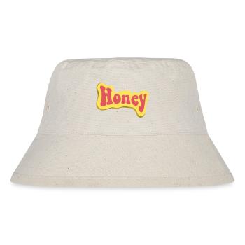 Sprüche - Stanley/Stella recycelter Bucket Hat - Naturweiß - Vorne