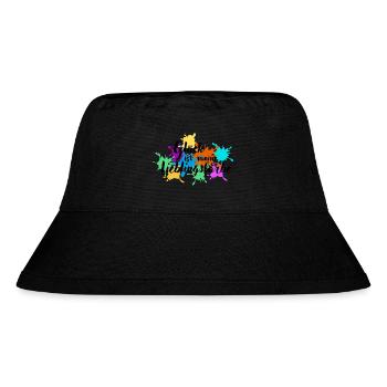 Glück ist meine Lieblingsfarbe - Stanley/Stella recycelter Bucket Hat - Schwarz - Vorne
