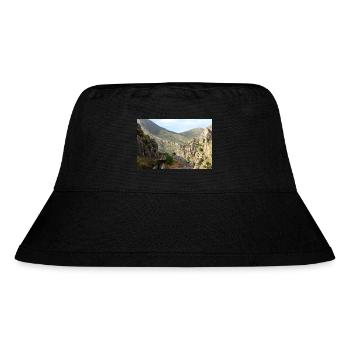 Montagnes de montagne Paysage de montagne Poster - Bob recyclé Stanley/Stella - noir - Devant