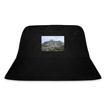 Mountain Mountains Mountain Landscape Poster - Stanley/Stella Recycled Bucket Hat - black - Front