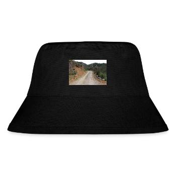 Mountain Mountains Mountain Landscape Poster - Stanley/Stella Recycled Bucket Hat - black - Front