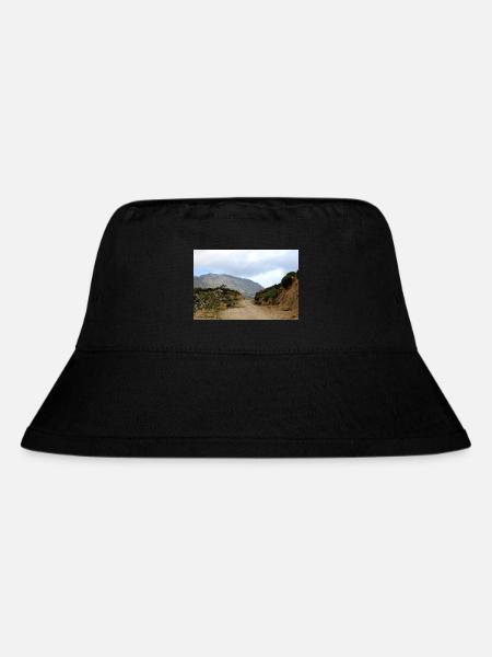 Montagnes de montagne Paysage de montagne Poster - Bob recyclé Stanley/Stella - noir
