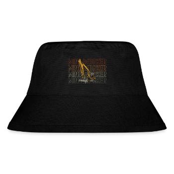 Bergmann Arbeiter Bodenschätze - Stanley/Stella recycelter Bucket Hat - Schwarz - Vorne