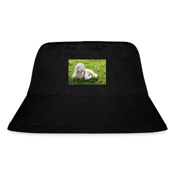 Lamb with a kiss - Stanley/Stella Recycled Bucket Hat - black - Front