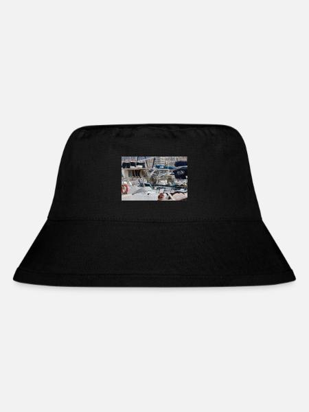 Fischerboote - Stanley/Stella recycelter Bucket Hat - Schwarz