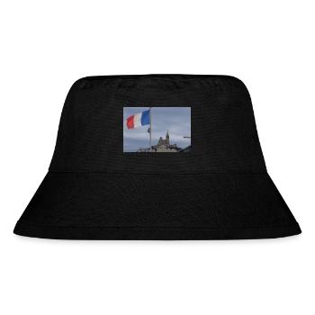 Notre dame de la garde Marseille, Frankreich - Stanley/Stella recycelter Bucket Hat - Schwarz - Vorne