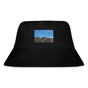 Notre Dame de la Garde in Marseille - Stanley/Stella Recycled Bucket Hat - black - Front