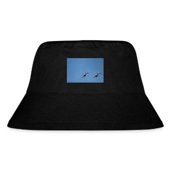Flugschau Patrouille de France in Formation - Stanley/Stella recycelter Bucket Hat - Schwarz - Vorne