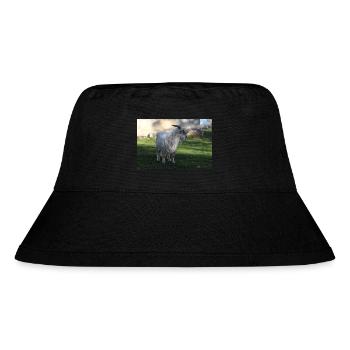 Wildziege - Stanley/Stella recycelter Bucket Hat - Schwarz - Vorne