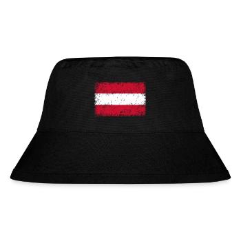 Flag of Austria - Stanley/Stella Recycled Bucket Hat - black - Front