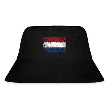 Drapeau des Pays-Bas VINTAGE - Bob recyclé Stanley/Stella - noir - Devant
