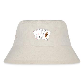 Five cards Five of a kind - Stanley/Stella Recycled Bucket Hat - natural - Front