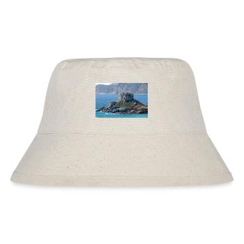 Landscape view of Kastri Island near Kampos town - Stanley/Stella Recycled Bucket Hat - natural - Front