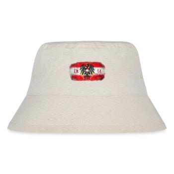 EM 2024 Österreich - Stanley/Stella recycelter Bucket Hat - Naturweiß - Vorne