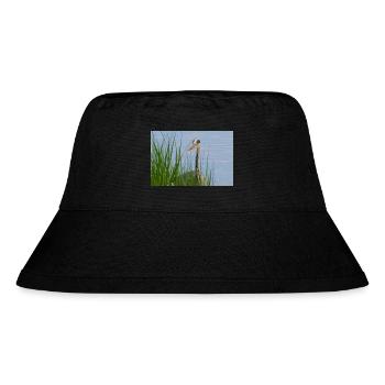 Heron - Stanley/Stella Recycled Bucket Hat - black - Front