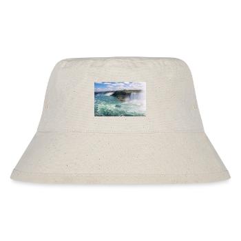 Niagara City Skyline and Niagara Falls panorama - Stanley/Stella Recycled Bucket Hat - natural - Front
