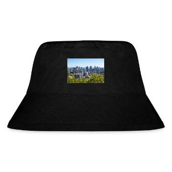 Panoramic View Centre Ville Montreal (Innenstadt) - Stanley/Stella recycelter Bucket Hat - Schwarz - Vorne