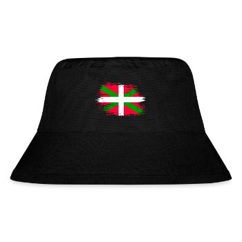 Drapeau basque utilisé - Bob recyclé Stanley/Stella - noir - Devant
