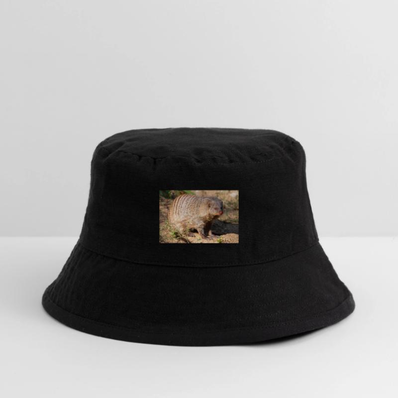 Gebänderte Manguste oder Zebramanguste Zebramanguste Stanley/Stella recycelter Bucket Hat