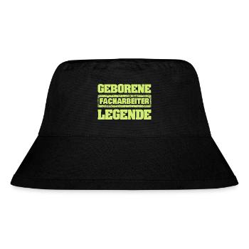 Occupation: Skilled worker - Stanley/Stella Recycled Bucket Hat - black - Front