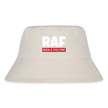 Ist mir scheißegal. - Stanley/Stella recycelter Bucket Hat - Naturweiß - Vorne