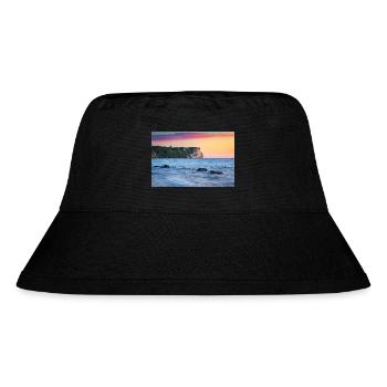 Sonnenaufgang am Kap Arkona - Stanley/Stella recycelter Bucket Hat - Schwarz - Vorne