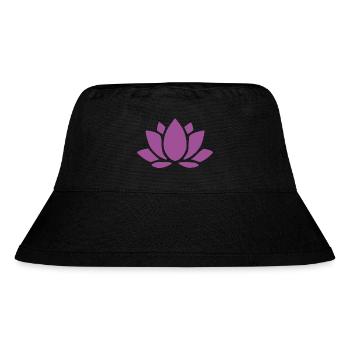 Lotus Flower Lotus Flower Flower Violet Blossom Yoga - Stanley/Stella Recycled Bucket Hat - black - Front