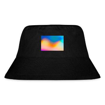 Color Waves Gradient Backdrop - Stanley/Stella Recycled Bucket Hat - black - Front