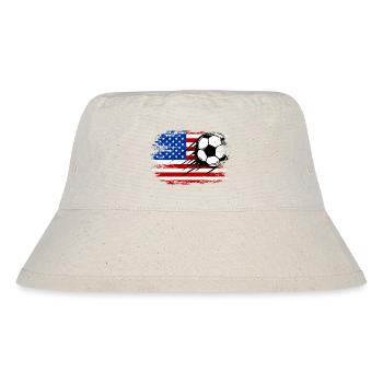 Football drapeau américain utilisé - Bob recyclé Stanley/Stella - blanc naturel - Devant