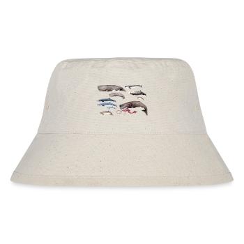 Pottwale und Schnabelwal - Pottwale & Schnabelwal - Stanley/Stella recycelter Bucket Hat - Naturweiß - Vorne