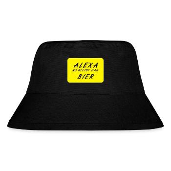 Bier - Stanley/Stella recycelter Bucket Hat - Schwarz - Vorne
