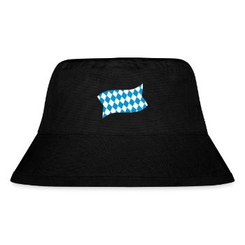 Bayern - Stanley/Stella recycelter Bucket Hat - Schwarz - Vorne