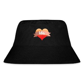 Ida Heart Dear Friend Valentine's Day - Stanley/Stella Recycled Bucket Hat - black - Front