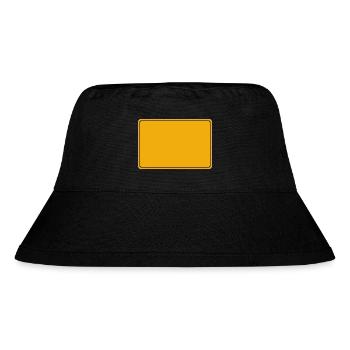 Place sign Germany blank template - Stanley/Stella Recycled Bucket Hat - black - Front