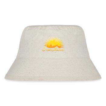 Sunshine - Stanley/Stella Recycled Bucket Hat - natural - Front