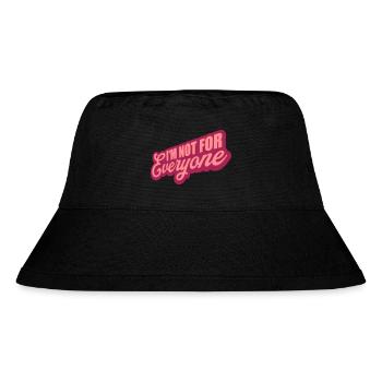Im not for everyone - Stanley/Stella Recycled Bucket Hat - black - Front