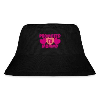 Mutter werdende Mama Mommy Schwangerschaft Mom - Stanley/Stella recycelter Bucket Hat - Schwarz - Vorne