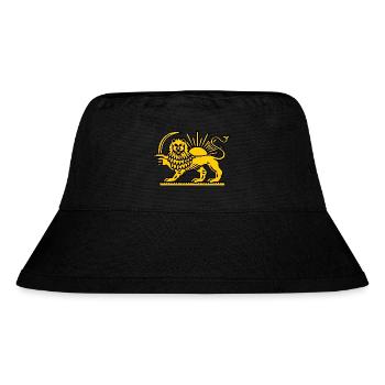 Iran löwe - Stanley/Stella Recycled Bucket Hat - black - Front