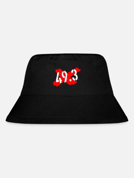 49 3 Macrons Rentenreform - Stanley/Stella recycelter Bucket Hat - Schwarz
