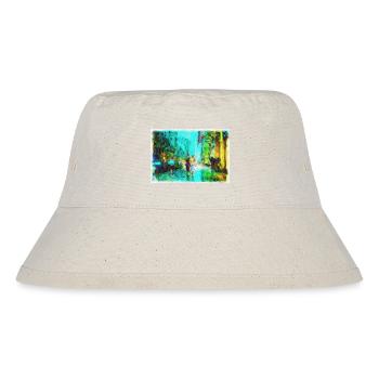 New Yorkers In Rain - Stanley/Stella Recycled Bucket Hat - natural - Front
