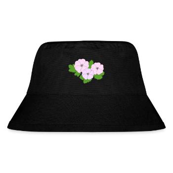 Beautiful mallow - Stanley/Stella Recycled Bucket Hat - black - Front
