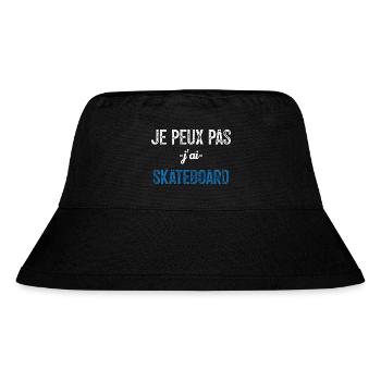 Je peux pas j ai Skate - Bob recyclé Stanley/Stella - noir - Devant