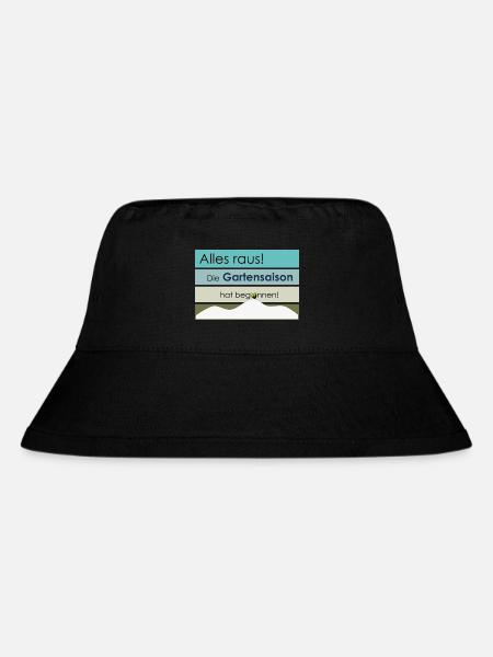 Die Gartensaison hat begonnen! - Stanley/Stella recycelter Bucket Hat - Schwarz