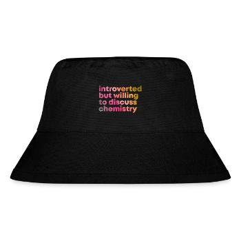 Chemistry - Stanley/Stella Recycled Bucket Hat - black - Front
