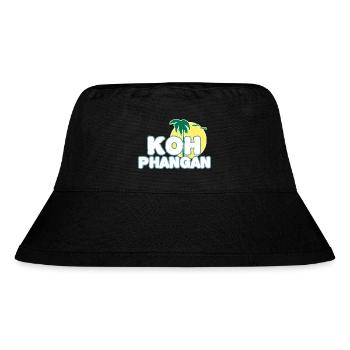 Koh Phangan Mondinsel - Stanley/Stella recycelter Bucket Hat - Schwarz - Vorne