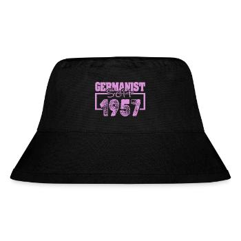 1957 - Stanley/Stella Recycled Bucket Hat - black - Front