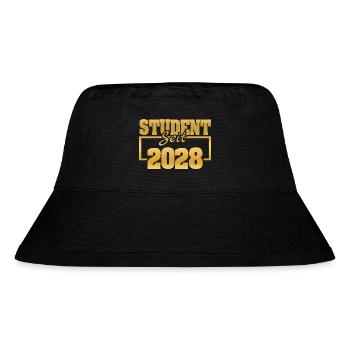 Student 2028 - Stanley/Stella recycelter Bucket Hat - Schwarz - Vorne